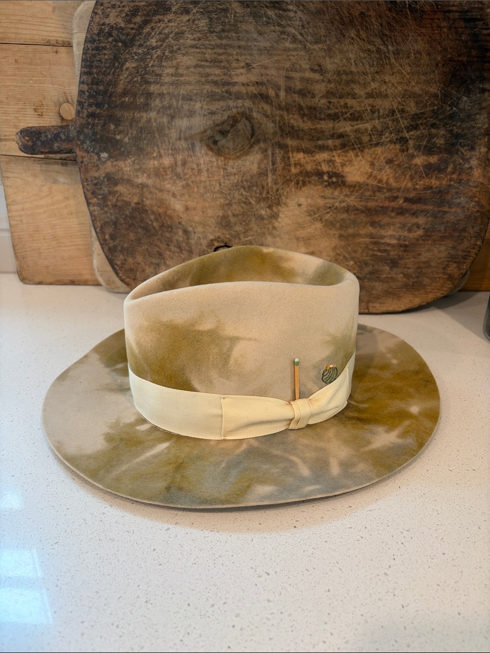 Tie Dye Cactus Nick Fouquet Beaver Felt Hat